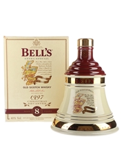Bell's Christmas 1997 8 Year Old Ceramic Decanter Ingredients Of Quality 70cl / 40%