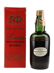 Grant's 20 Year Old Own Ancient Reserve Bottled 1950s - Austin, Nichols & Co., N.Y. 75cl