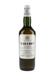 Buchanan's Black & White Spring Cap Bottled 1960s 75.7cl / 40%