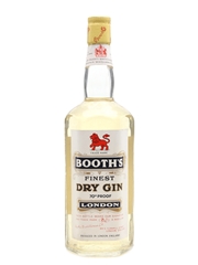 Booth's London Dry Gin Bottled 1957 75cl / 40%