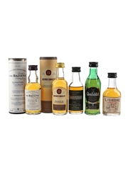 Benromach 12 Year Old, Balvenie Signature 12 Year Old, Cragganmore 1984, Glenfiddich 12 Year Old & Lismore 12 Year Old  5cl / 40%