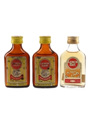 Lemon Superior & Hart Golden Jamaica Rum Bottled 1970s-1990s 3 x 5cl / 40%