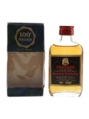Talisker 100 Proof Black Label Gold Eagle Bottled 1970s -  Gordon & MacPhail 5cl / 57%