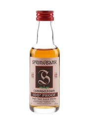 Springbank 12 Year Old 100 Proof Bottled 1990s 5cl / 57%