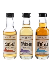 Benriach 12, 16 & 20 Year Old  3 x 5cl