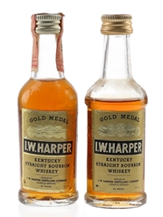 IW Harper 4 & 5 Year Old Bottled 1970s 2 x 5cl / 43%