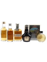 Glen Garry, Royal Salute 21 Year Old & Old St. Andrews Clubhouse  5 x 5cl