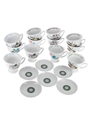 Hendrick's gin cups and saucers