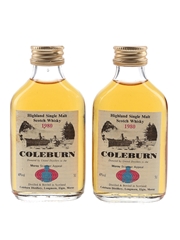 Coleburn 1980 Donated by United Distillers to the Moray Scanner Appeal 2 x 5cl / 40%