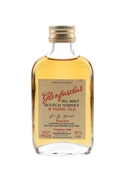 Glenfarclas Glenlivet 8 Year Old 100 Proof Bottled 1980s - Gordon MacPhail 5cl / 57%
