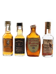 Assorted American Whiskey  4 x 4.7cl-5cl