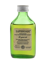 Laphroaig 10 Year Old Unblended Bottled 1980s - Julius Wile US Import 5cl / 43%