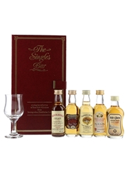 The Singles Bar Miniature Selection Bottled 1990s - Invergordon Distillers 5 x 5cl