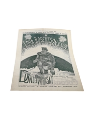 Robertson's Dundee Whisky Advertising Print 1893 24cm x 34cm