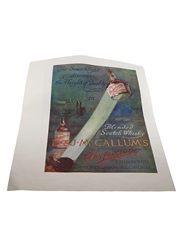 McCallum's Perfection Advertising Print 1922 28cm x 36cm