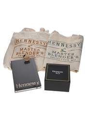 Hennessy Memorabilia Tote Bags, Notebook, Ice Cube Stamp 