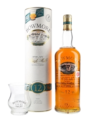 Bowmore 12 Year Old With Branded Glass