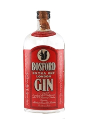 Bosford Extra Dry London Gin Bottled 1960s - Martini & Rossi 75cl / 46%