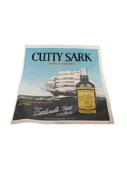 Cutty Sark Blended Scots Whisky Advertising Print April 1957 25cm x 33cm