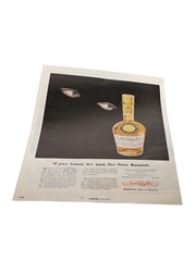 Old Smuggler Blended Scotch Whisky Advertising Print December 1955 25cm x 33cm