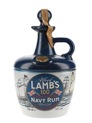 Lamb's 100 Extra Strong Navy Rum HMS Victory Bottled 1980s - Ceramic Decanter 75cl / 57%