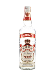 Smirnoff Red Label Bottled 1960s-1970s - Cinzano 75cl / 40%