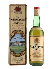 Glenlivet 12 Year Old Bottled 1980s - Classic Golf Courses Turnberry 75cl / 40%