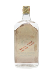 Gordon's Dry Gin Spring Cap Bottled 1960s - NAAFI Stores 75cl