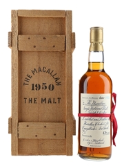 Macallan 1950 Handwritten Label