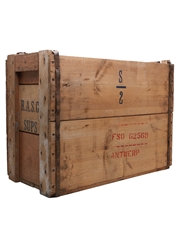 Rum Flagon Wooden Crate