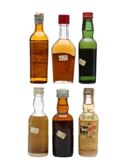 6 x Blended Scotch Whisky Miniature 