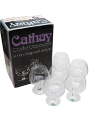 Cathay Crystal Brandy Glasses  