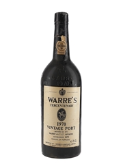 Warre's 1970 Vintage Port Tercentenary 75cl / 20%