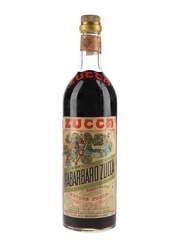 Zucca Elixir Rabarbaro Bitters Bottled 1960s-1970s 98cl / 16%