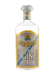 Red Hills Dry Gin Bottled 1950s - Buton 75cl / 45%