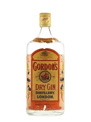 Gordon's Dry Gin Bottled 1970s 100cl / 47.4%