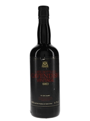 1963 Late Bottled Cavendish Vintage South African Fortified Wine 75cl / 19.5%