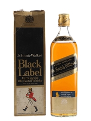 Johnnie Walker Black Label Extra Special Bottled 1970s - Singapore Duty Free 75cl