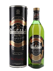 Glenfiddich Special Old Reserve Pure Malt Bottled 1990s - First Distilled On Christmas Day 1887 - Duty Free 100cl / 43%