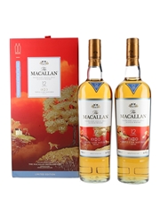 Macallan 12 Year Old Triple Cask Matured Gift Pack Year Of The Dog 2 x 70cl / 40%