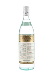 Bacardi Carta Blanca Bottled 1970s - Evans Marshall 75.7cl / 40%