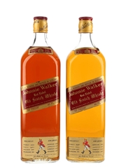 Johnnie Walker Red Label Bottled 1970s 2 x 113cl / 40%