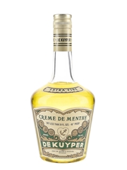 De Kuyper Creme De Menthe Bottled 1970s 68cl / 27%