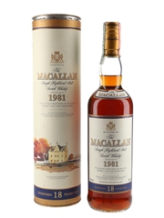 Macallan 1981 18 Year Old