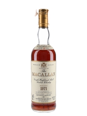 Macallan 1971 18 Year Old Bottled 1989 - Giovinetti 75cl / 43%