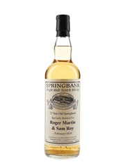 Springbank 22 Year Old Bottled 2016 - Private Cask Bottling 70cl / 52.1%