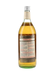 Bacardi Dark Dry Amber Label Bottled 1970s - Bacardi Import 100cl / 40%