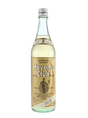 Havana Club 3 Year Old Light Dry Bottled 1970s-1980s 75cl / 40%