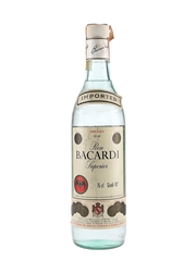 Bacardi Carta Blanca Bottled 1970s - Wax & Vitale 75cl / 40%