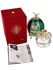 Faberge Art's Applied Craft Imperial Vodka Emerald Faberge Egg 70cl / 40%
